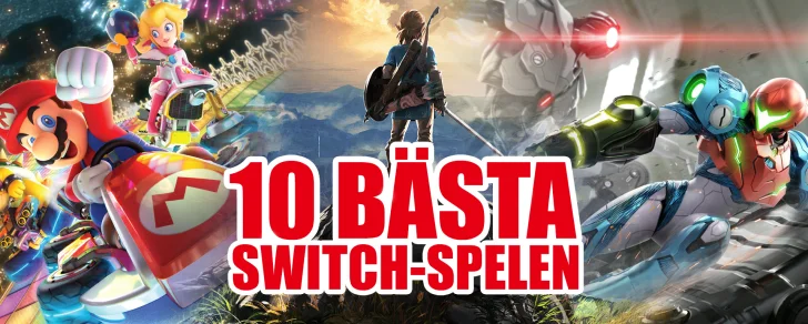 10 bästa spelen på Switch