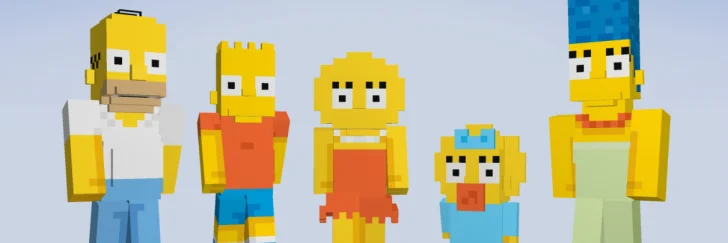 Snart kommer Simpsons på besök i Minecraft