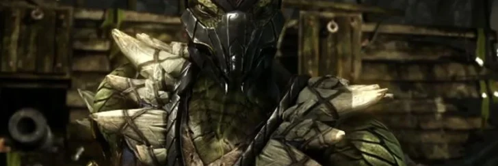 Reptile spyr sönder ansikten i Mortal Kombat X