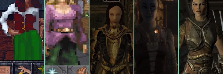 Från Arena till Skyrim – Elder Scrolls grafikutveckling på 4 minuter