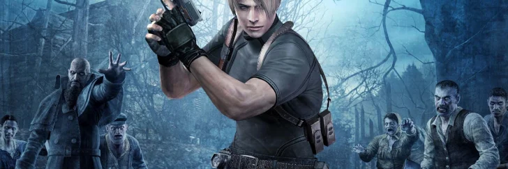 Spela en bit av Resident Evil 4 med upphottade texturer