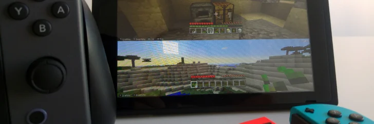 Minecraft på Nintendo Switch
