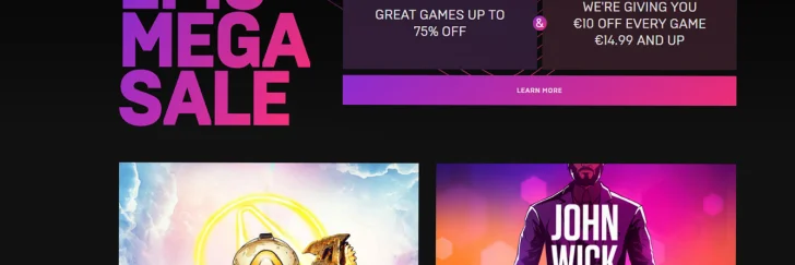 Epic fortsätter att utmana Steam - nu med Mega-rea