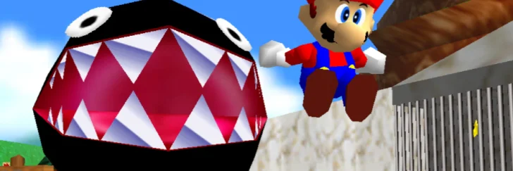 Mamma Mia! En bit av Super Mario-trailern i Mario 64-stuk