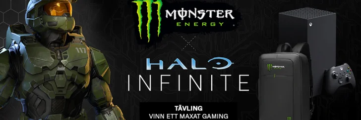 Vinn Xbox Series X i Monster Energys stora Halo-tävling