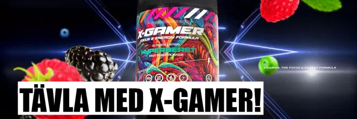 Tävling: Uppfinn smak med X-Gamer och fyll på skafferiet med energidryck