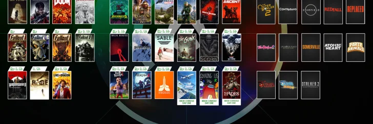Klipp ut och spara: alla nya och många framtida Xbox Game Pass-spel på en bild
