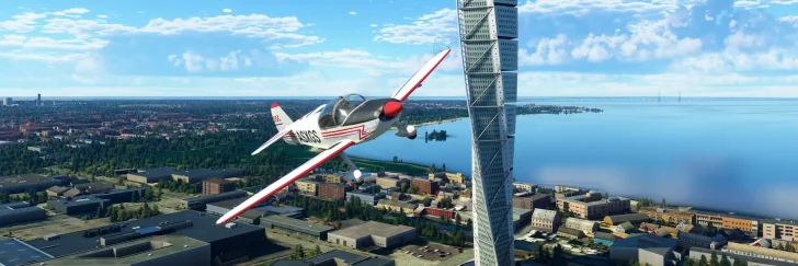 Snyggare Sverige och Norden släppt till Microsoft Flight Simulator