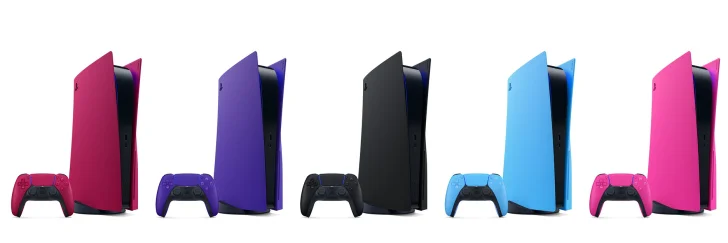 Playstation 5-sidopaneler i fem färger släpps 2022