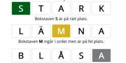 Spela Ordlig med FZ-communityt - svensk Wordle-variant