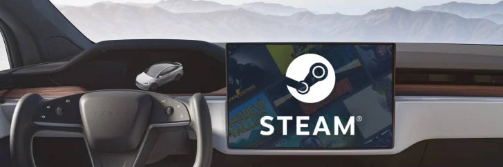 Hurra! Nu kan du spela Steam-spel i din (nya) Tesla