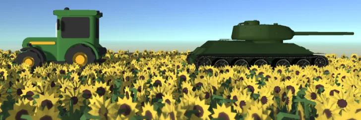 Äntligen! Spelet där du är en ukrainsk bonde som stjäl ryska stridsvagnar är här