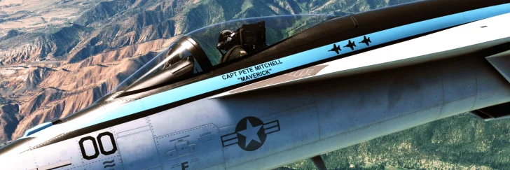 Top Gun: Maverick-tillägget kommer MS Flight Simulator två dagar innan filmen