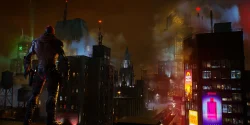 Gotham Knights visar sitt Gotham City, betydligt större än i något Arkham-spel