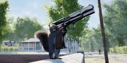Squirrel with a Gun är precis vad det låter som