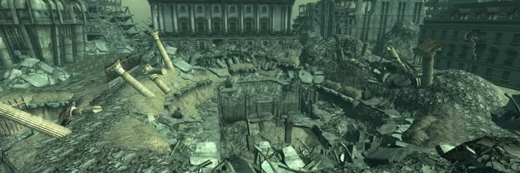 Vita huset sprängdes i Fallout 3, då Bethesda inte hade tid att bygga det