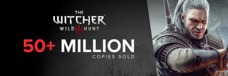 The Witcher 3 har nu sålts i 50 miljoner exemplar