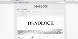 Valve har varumärkesskyddat "Deadlock"