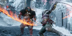 Ilskna skägg i pc-släpptrailern för God of War: Ragnarök