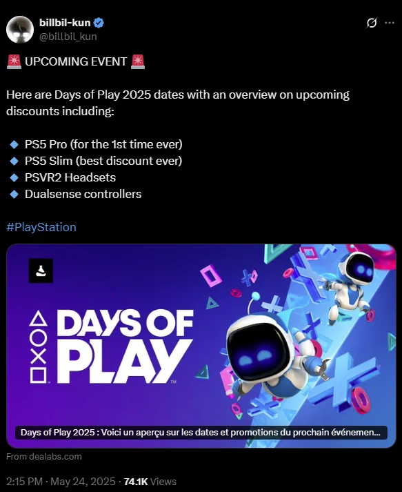 PS5 Prissänkning